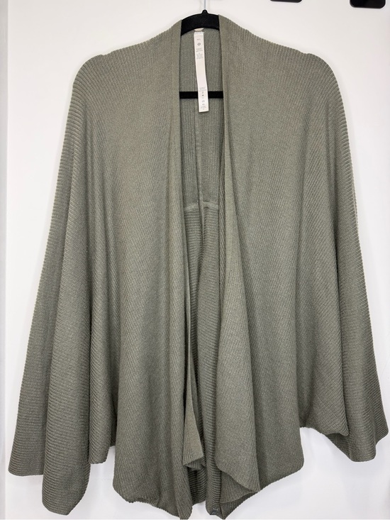 lululemon athletica Sweaters - NWOT lululemon Wrap Cardigan M/L Olive Green